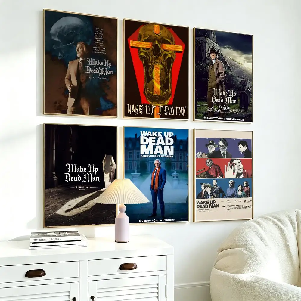 Modern Aesthetic Wall Art Poster music Wake Up Dead Man Poster for Office Home Decor Interior Large Wall Picture Print