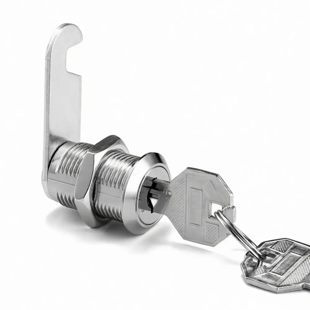 Security Cam Lock For Storage Locker File Cabinet Drawer Metal Key Durable Cylinder Replacement Furniture Hardware Fitting