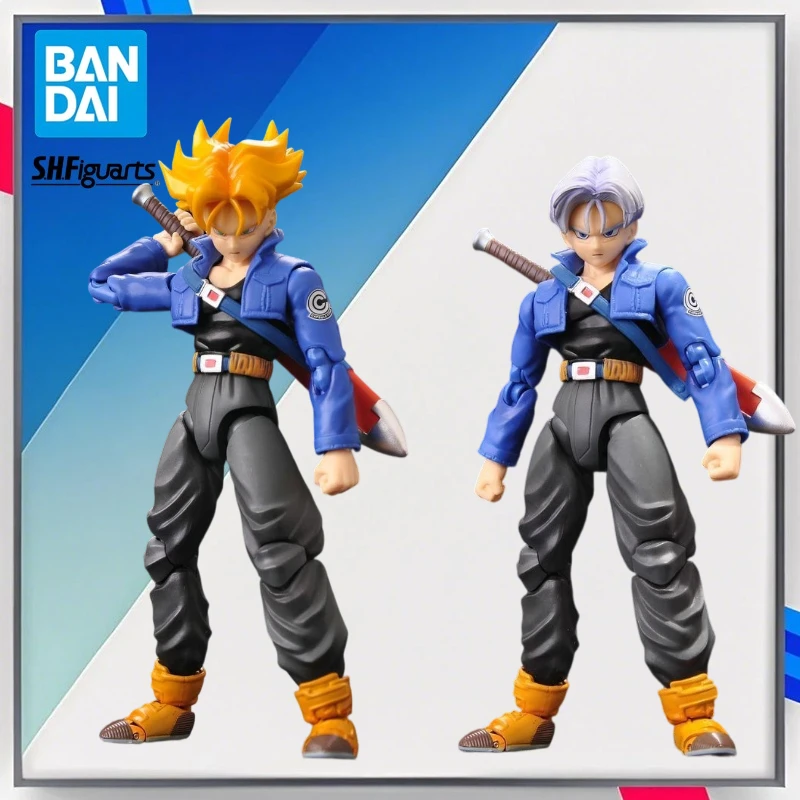 

100% Original Bandai Sh Figuarts Shf Trunks 1.0 Premium Color Edition Action Figures Anime Model Toys Figura Pvc Gifts in Stock