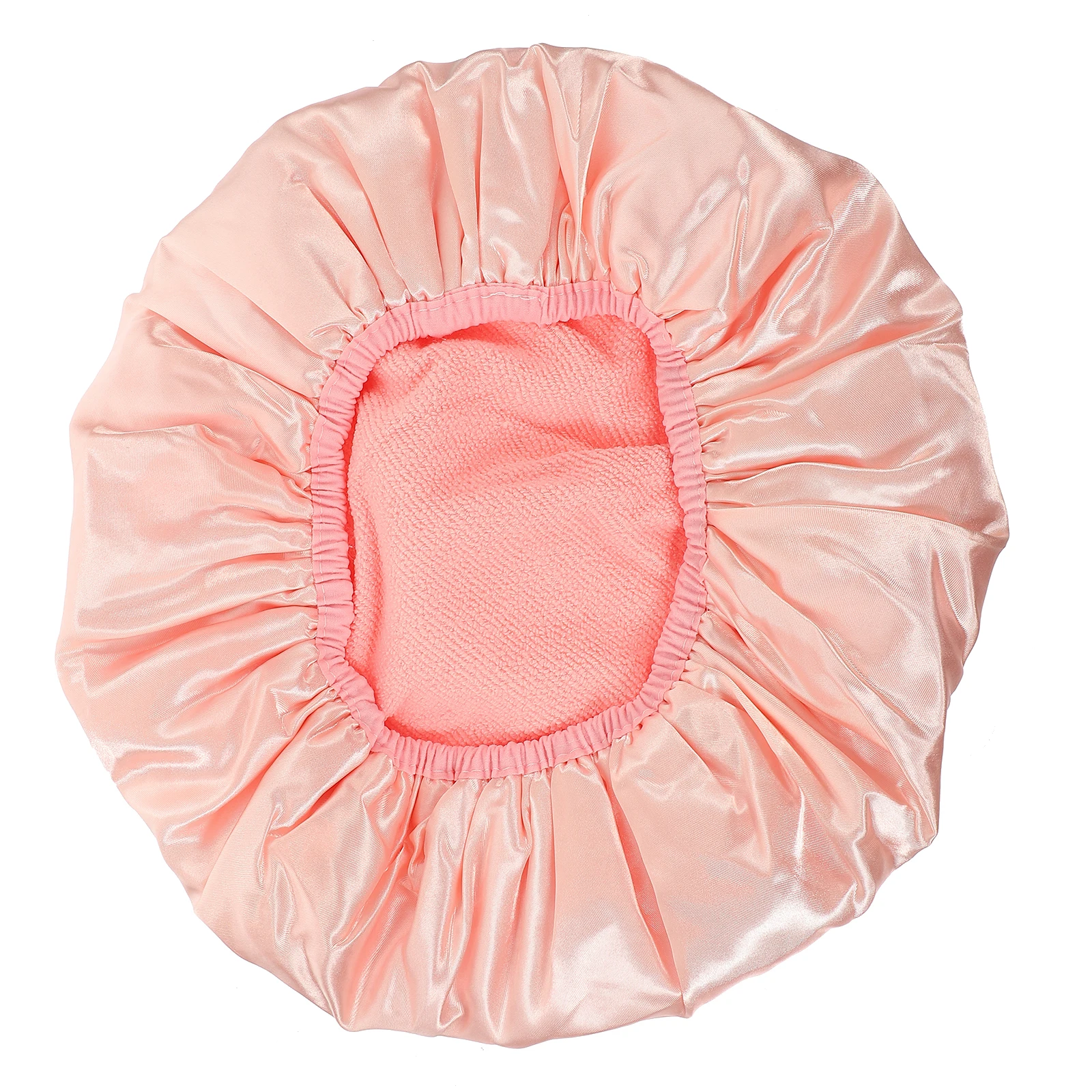 

Waterproof Hair Drying Cap Women Reusable Large Bath Bonnet Microfiber Satin Lined Shower Wrap Fast Absorbent For Long Hair