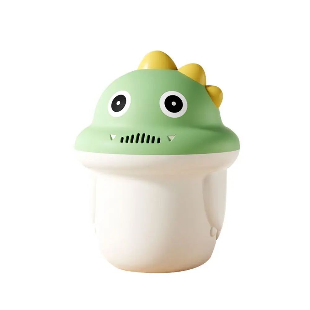 Dinosaur-Shaped Hair Washing Cup Front Rinse Holes Side Handle Bath Jug Rounded Comfortable Shampoo Rinse Cup Toddler Care