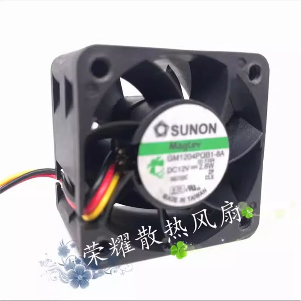 For SUNON Cooling fan server DC12V 2.6W 40mm GM1204PQB1-8A 4CM 40*40*28mm