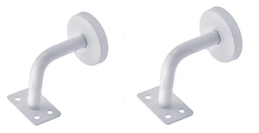 Securely Attached Stainless Steel Handrail Bracket Providing Reliable Support Across Different Types of Stairs