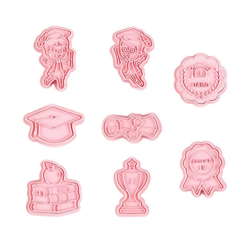 

Cookie Cutters Graduation Series Biscuit Mold Plastic Kitchen Gadgets