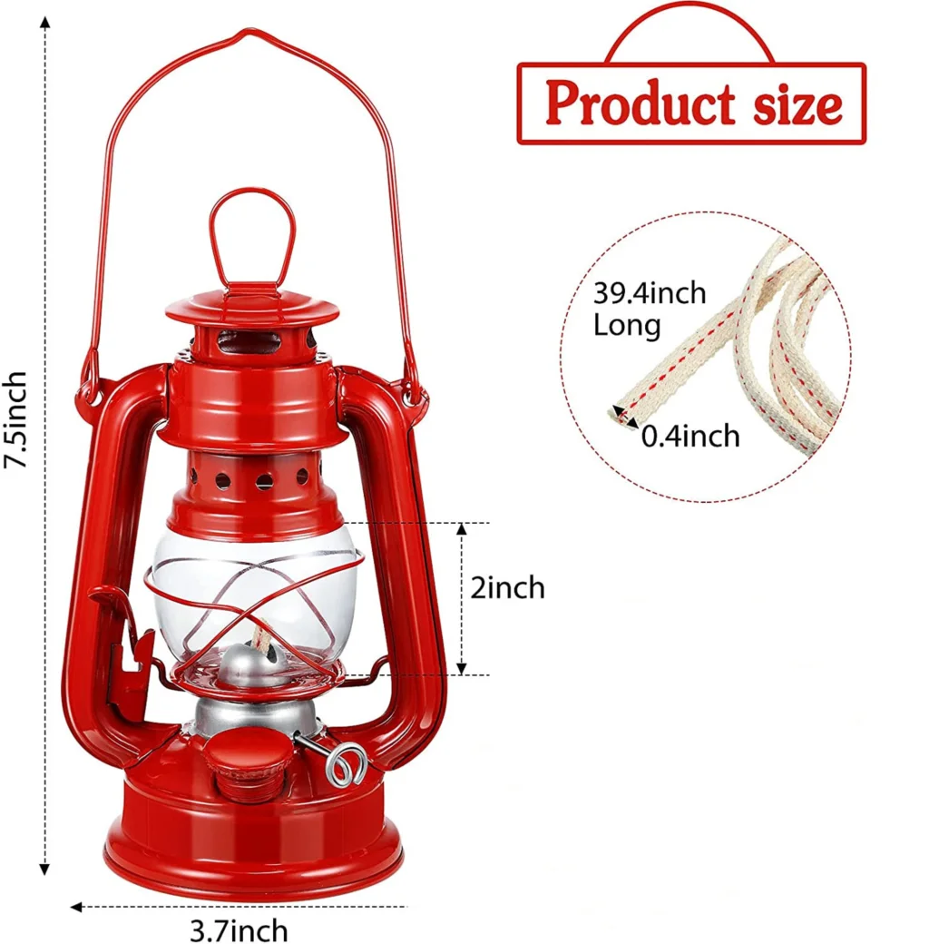 Retro Outdoor Camping Kerosene Lamp Portable Lantern Bronze Colored Oil Lamp Vintage Photo Props Outdoor Camping Lights