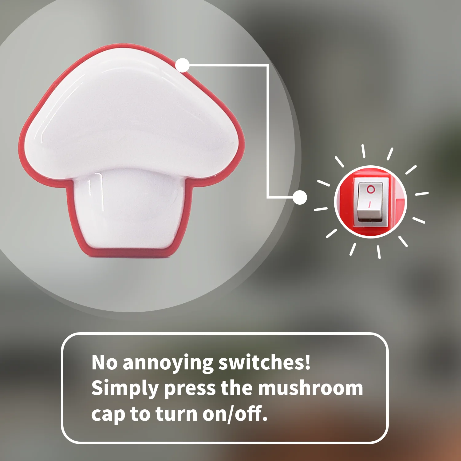 Lámpara de noche con enchufe europeo, luz LED nocturna AC220V, lámpara de dormitorio, regalo para niños, bonita lámpara de noche para pasillo, WC