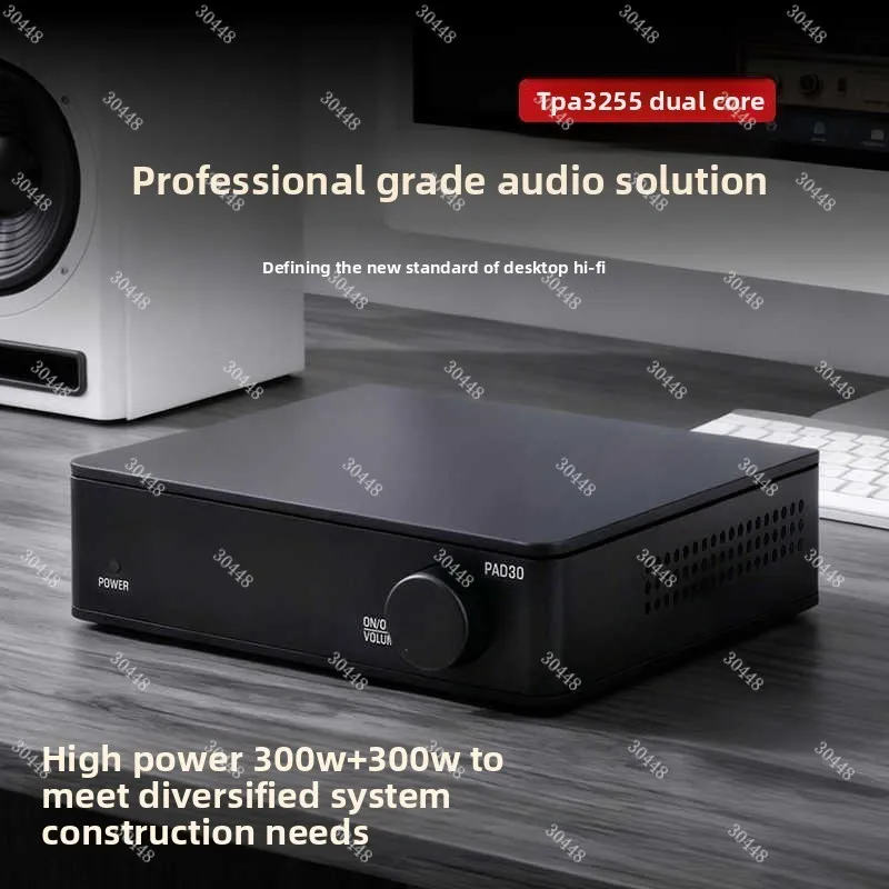 TPA3255 Digital Power Amplifier PAD-30 Dual Core HiFi Class D Stereo Audio Amp Mini Home Theater