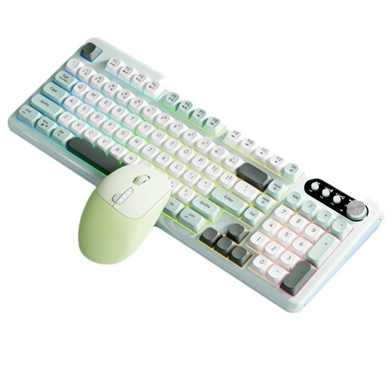 

wireless bluetooth film, office keyboard, silent three-mode keyboard and mouse set
