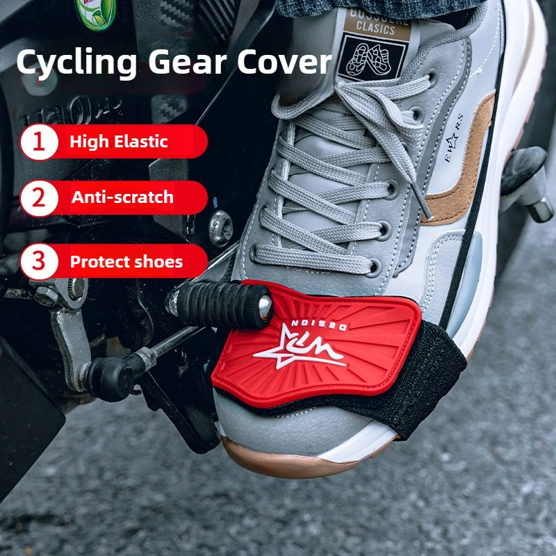 Motorcycle Riding Outdoor Protection Brake Pad Boot Adjustable Shifter Anti Slip Motorbike Rubber Motocross Gear Shoe Cover