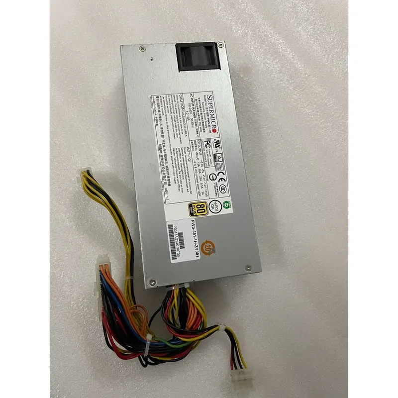 for Supermicro PWS-351-1H Power Supply Unit Rated 350W High Efficiency Server PSU Replacement Part Compatible with