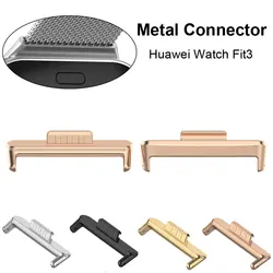 1Pair Metal Connector For Huawei Watch Fit 3 Fit3 Smartwatch Stainless Steel Watchband Adapter Connector Head