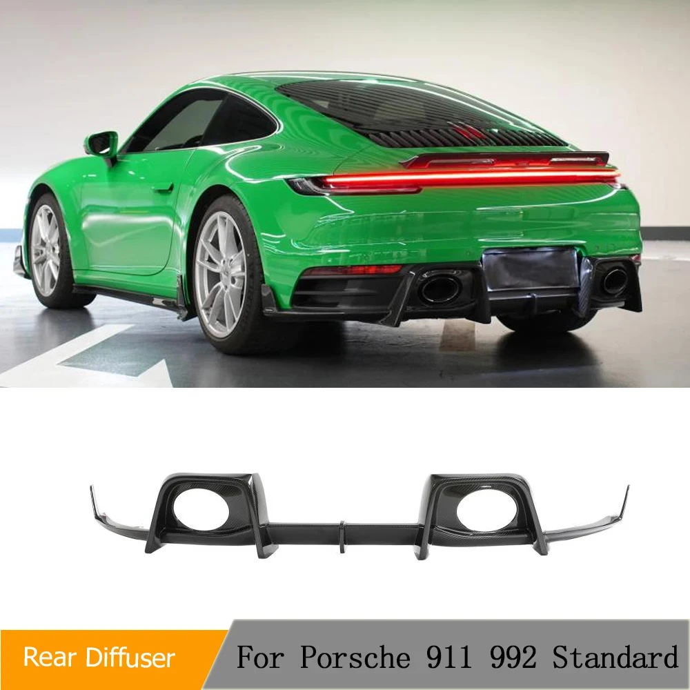 

Rear Trunk Spoiler Wing Dry Carbon Car For Porsche 911 992 Carrera 4 S 4S GTS2019 2020 Car Boot Lip Lid Rear Trunk Wing Spoiler