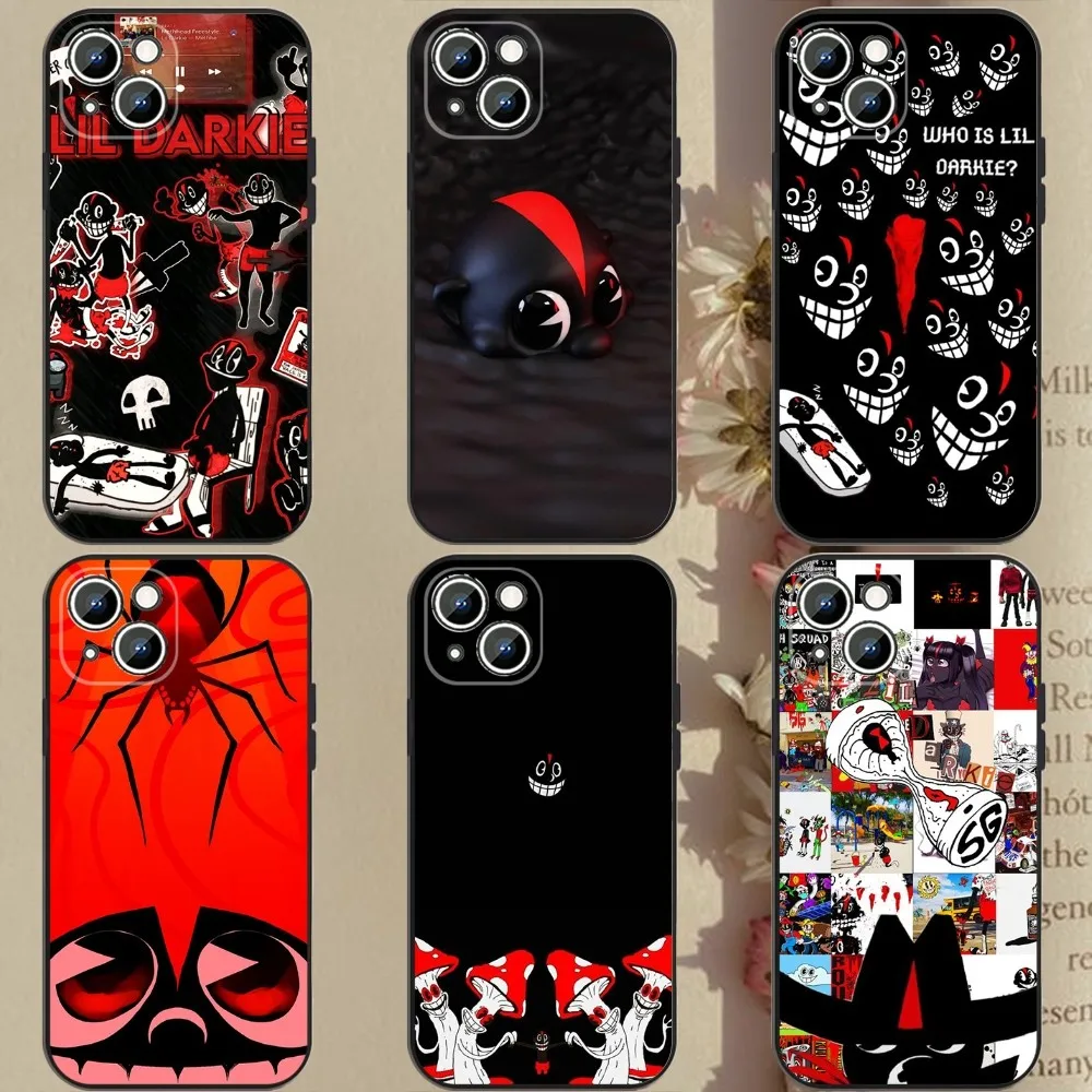 Lil Darkie Where Is Darkie  Phone Case For Apple iPhone 15,14,13,12,11,XS,XR,X,8,7,Pro,Max,Plus,mini Silicone Black Cover