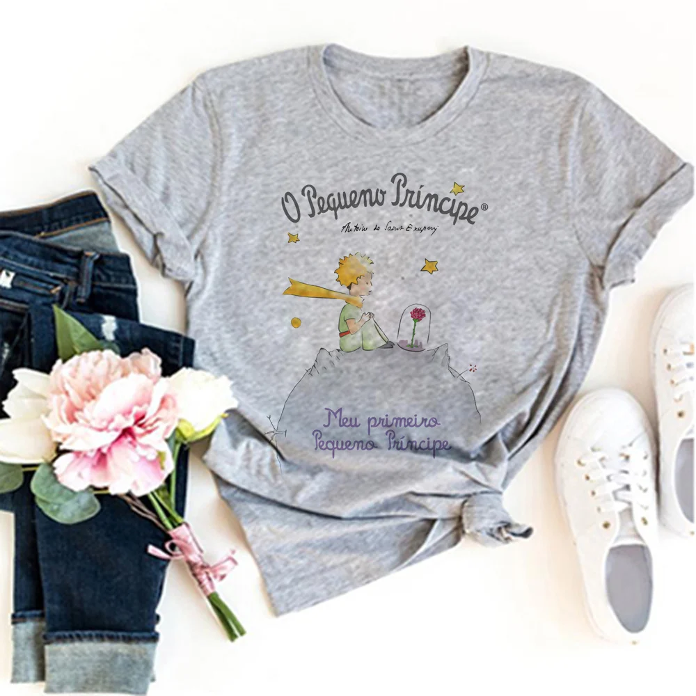 the Little Prince t-shirts women harajuku top female graphic anime clothing