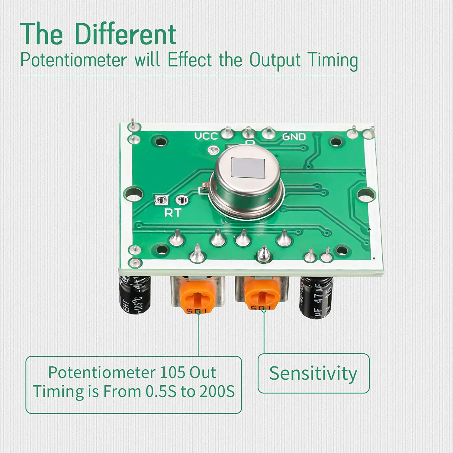 

15 Pieces For HC-SR501 PIR Sensor Body Infrared Sensor Human Body Infrared Motion Module Thermal Sensor Detector Switch