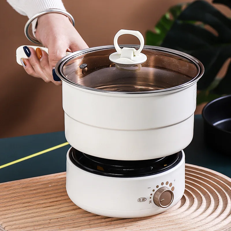 Electric Hot Pot Cooker Baby Porridge Multicooker Stew Heating Eggs Soup Pan Noodles Steamer Rice Cookers Cooking Pot EU Plug