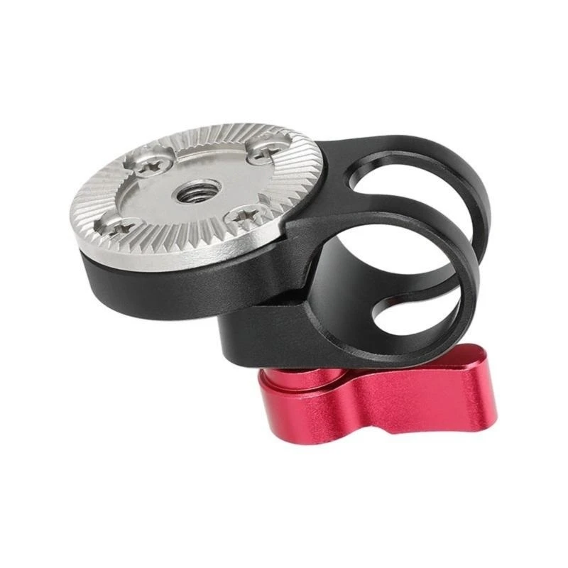 Прочный алюминиевый 19 -мм стержневой зажим Адаптер для фотосъемки и видеоотборения оборудование