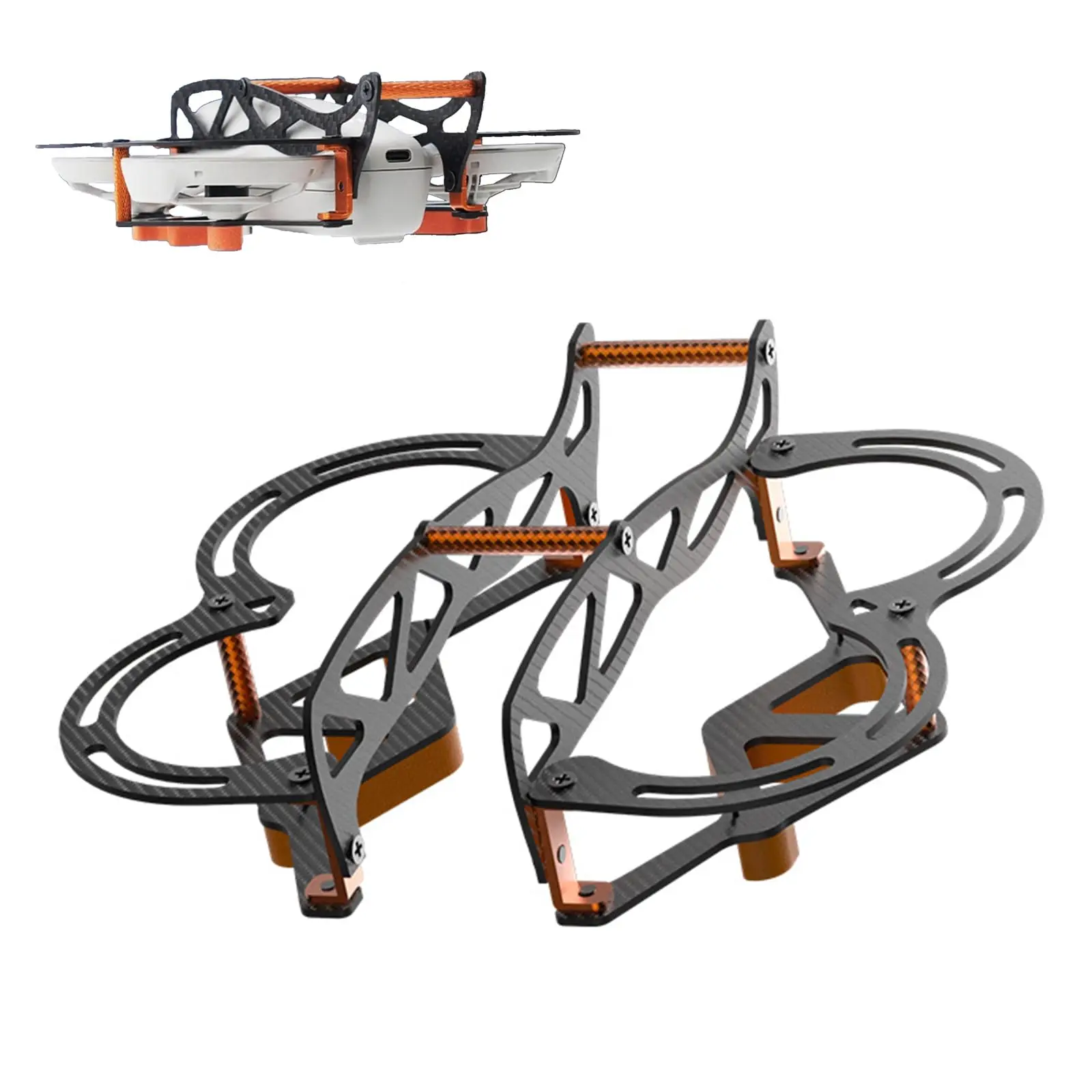 dji-neo-ドローン保護ガード-ジンバル衝突防止バンパーシェル-カーボンファイバー装甲保護カバー