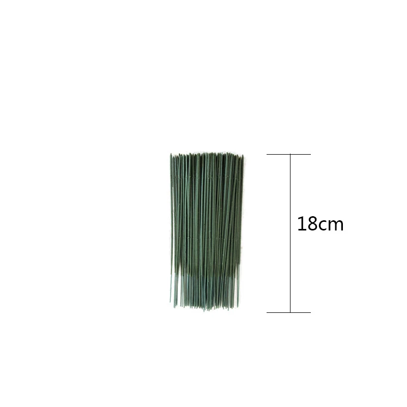 10pcs Artificial Flower Stem Iron Wire Stem DIY Flower Head Accessory For Plastic Stem Flower Pole Rose Flower Wedding Decoratio