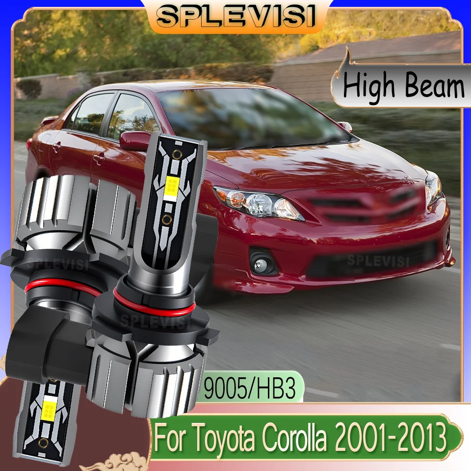 

Clear Night Vision Reliable LED High Beam Headlight Bulbs For Toyota Corolla 2001 2002 2003 2004 2005 2006 2007 2008 2009-2013