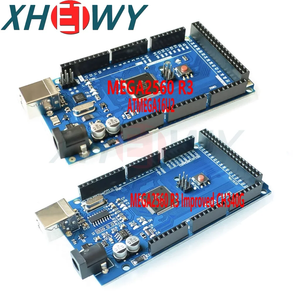 1ชิ้น MEGA2560 R3 ATMEGA16U2รุ่นที่เป็นทางการปรับปรุง CH340G เมนบอร์ดบอร์ดควบคุมการพัฒนาแบบโอเพ่นซอร์ส