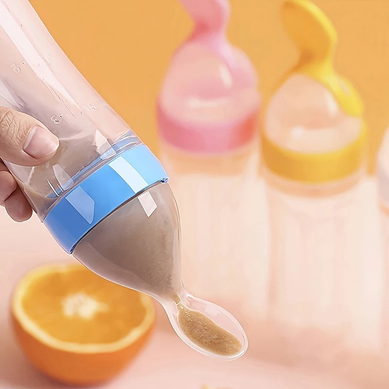4-teiliges Babyfütterungsset, Babyflasche mit Saugfuß, Reis-Müsliflasche, Gemüse- und Obstfutterspender, zwei Netzbeutel (S L) – Detail 6