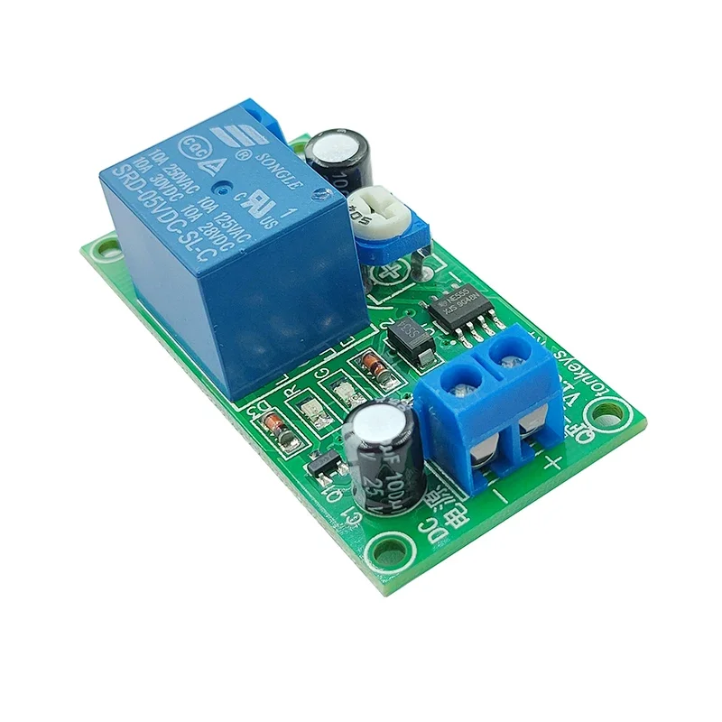 NE555 Time Delay Relay Module Adjustable DC5V/12V/24V 5s/60s/240s Turn off Switch Module for Electronics