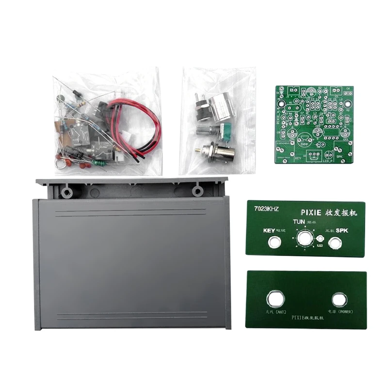 0.5W PIXIE Shortwave CW Transceiver Kit Unfinished 7023Khz-7026Khz Receiving CW SSB Signals