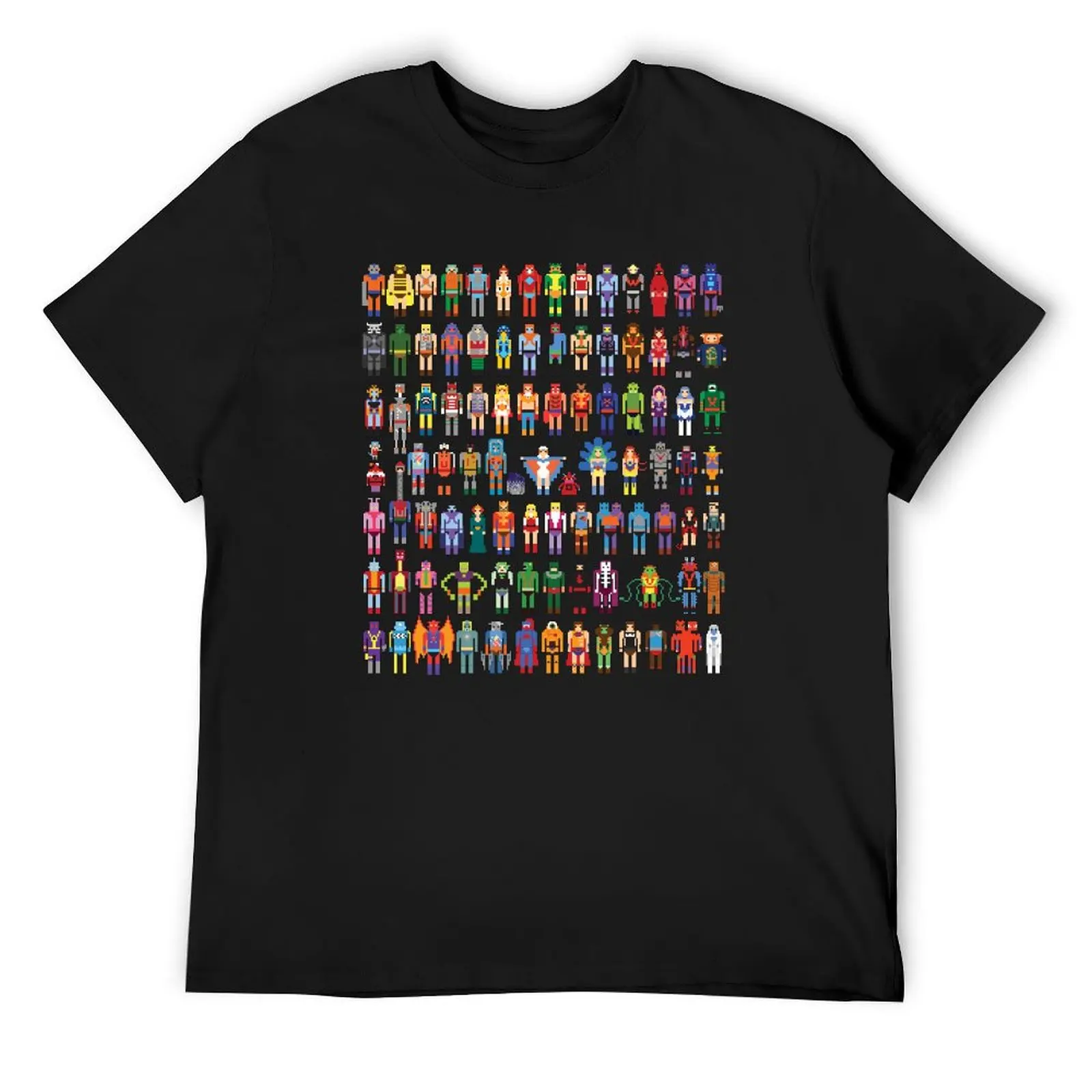 8-bit Masters expanded set T-Shirt anime clothes summer clothes men t shirt