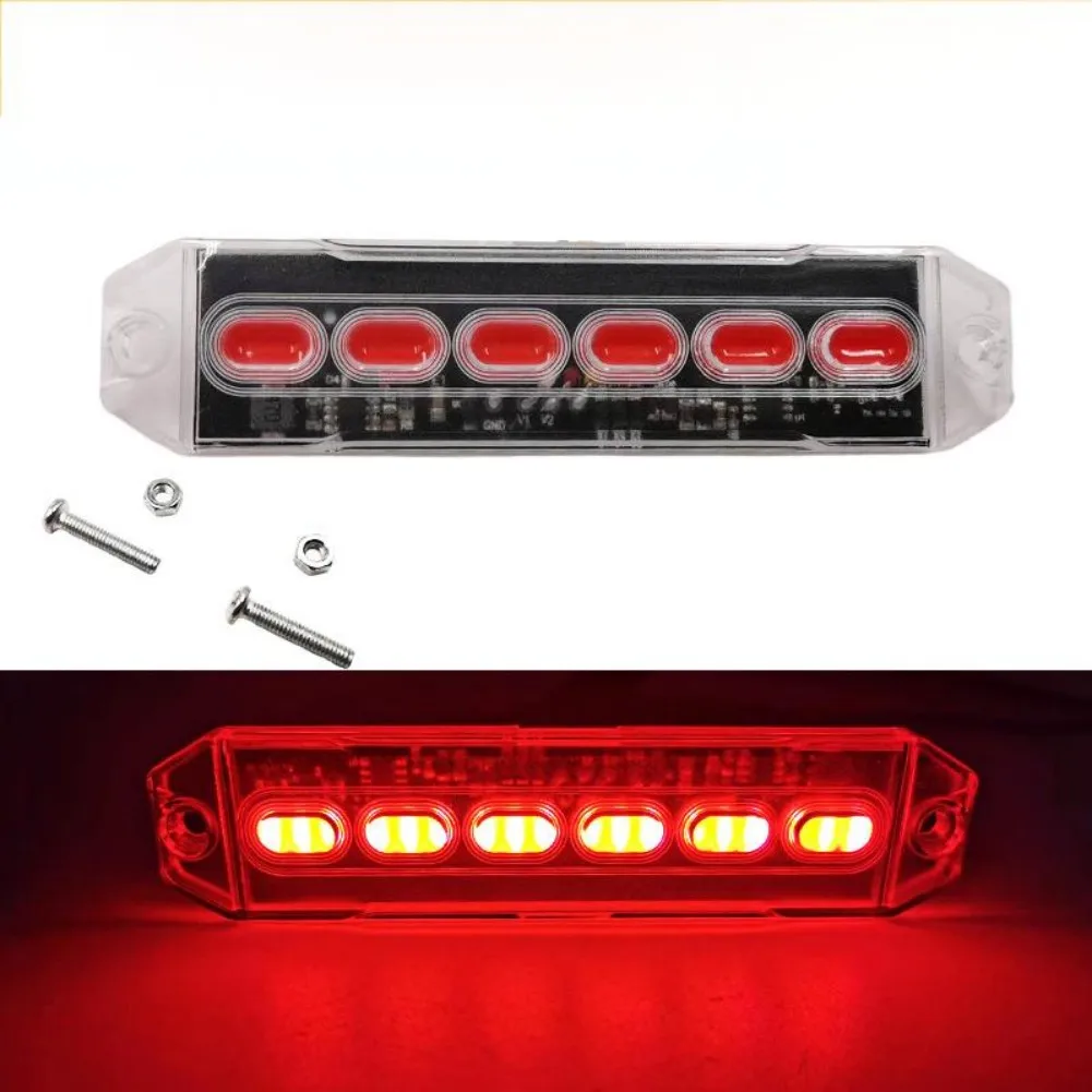 

Clearance Lamps Marker Lights Compact Design High Brightness Illumination LED Signal Light Red Automotive Safety For Pickup