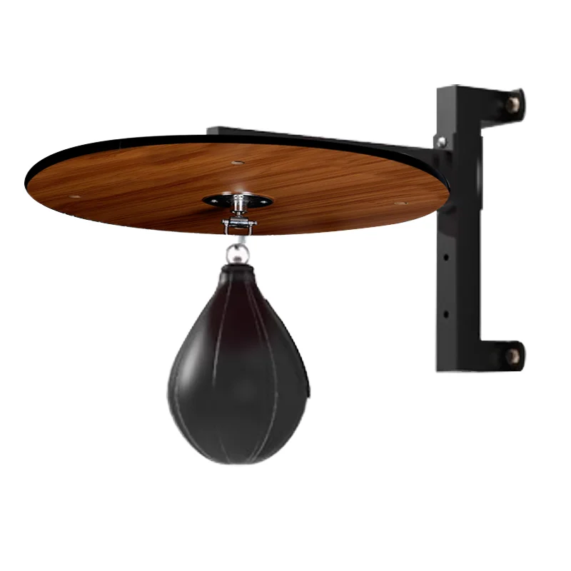 Professional Competitive Free Standing Boxing Speed Ball | High-speed Rebound Spring System PU Leather 360 Rotation Fitness
