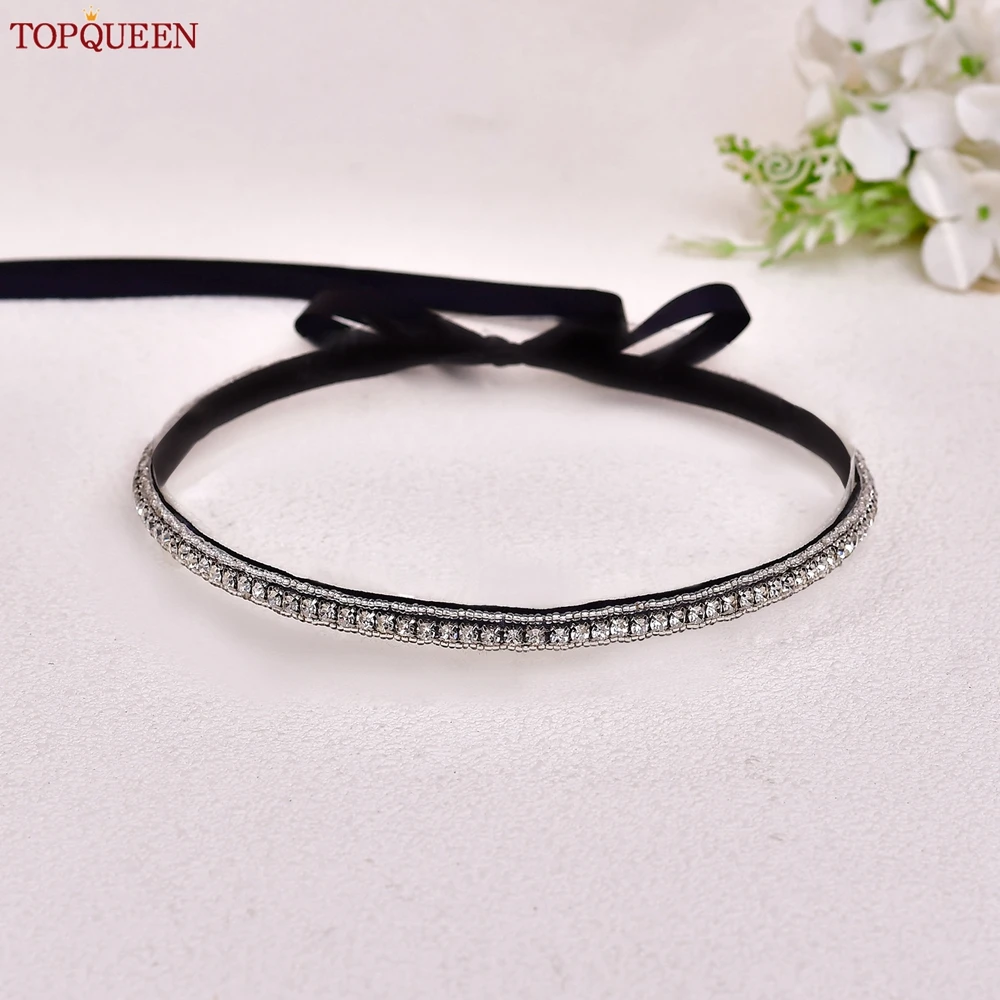 Topqueen-女性のための手作りのラインストーンベルト,薄いウェディングドレスのアクセサリー,花嫁介添人,ガードル,ドレスの装飾,s217