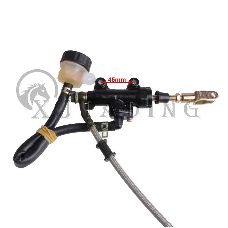 Rear Hydraulic Disc Brake Caliper Master Cylinder Pump Kit For 150cc 200cc 250cc 300cc ATV UTV Buggy Quad Dirt Bike Accessories