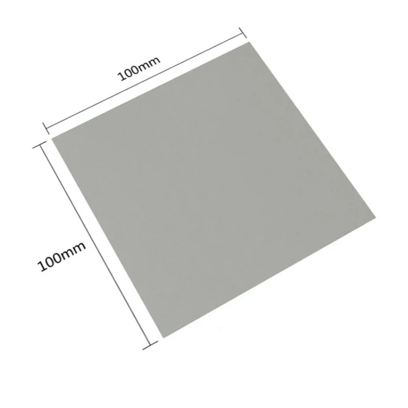 0.5/1mm 100x100mm Silicone Thermal Pad Sheet Computer PC CPU Graphics Chip Heat Sink Heatsink Cooling Conductive Sellotape