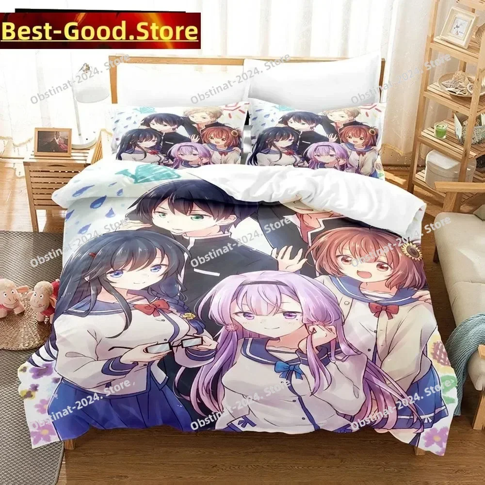 

Anime Ore o Suki nano wa Omae dake kayo Bedding Set Print With Pillowcase Bed Duvet Cover Single Double Queen Super King Size