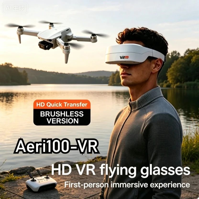 Original Aeri100VR GPS Foldable Screen RC Drone 8K HD Camera VR FPV 5G WiFi Professional Outdoor Aerial Quadcopter