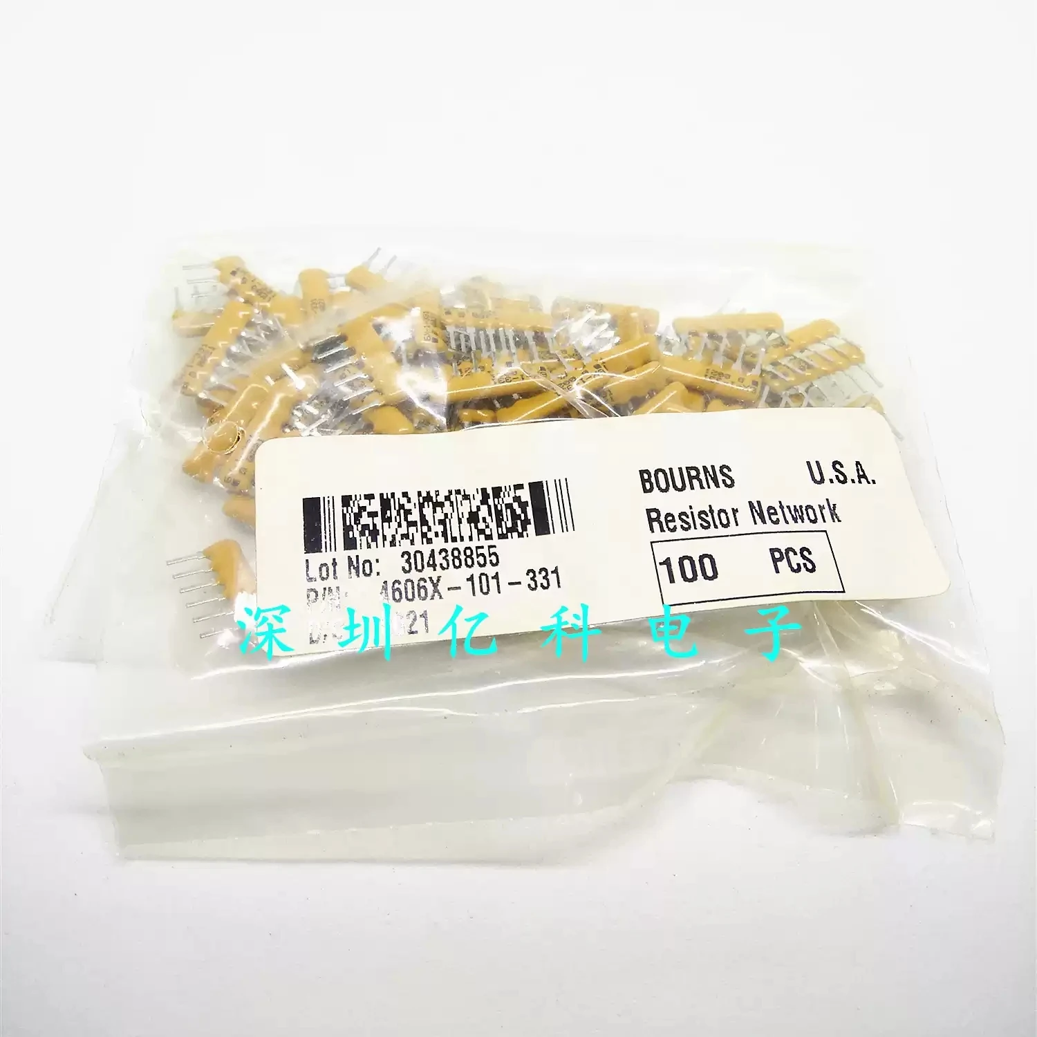 4606X-101-331LF imported original BOURNS 6X-1-331 straight insertion 6-pin blocking 330R network