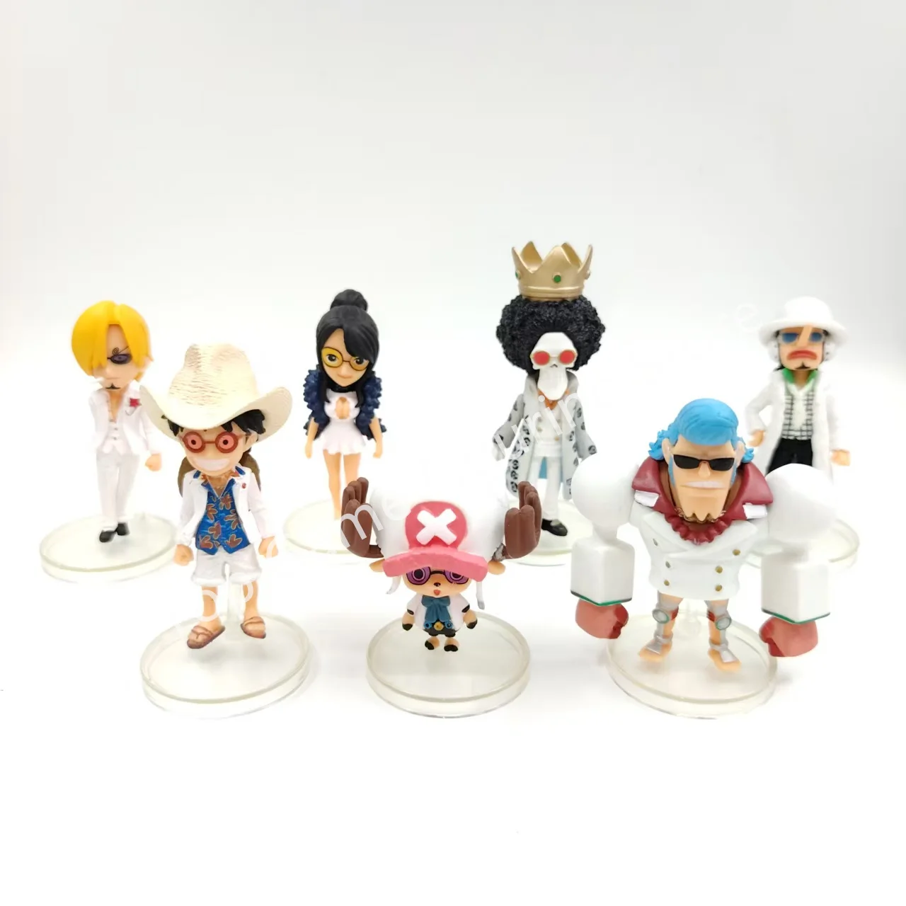 

7pcs/set One Piece Action Figures with Boxes Q Version Version Cartoon Anime Limited Collection Toys Kids Surprise Birthday Gift