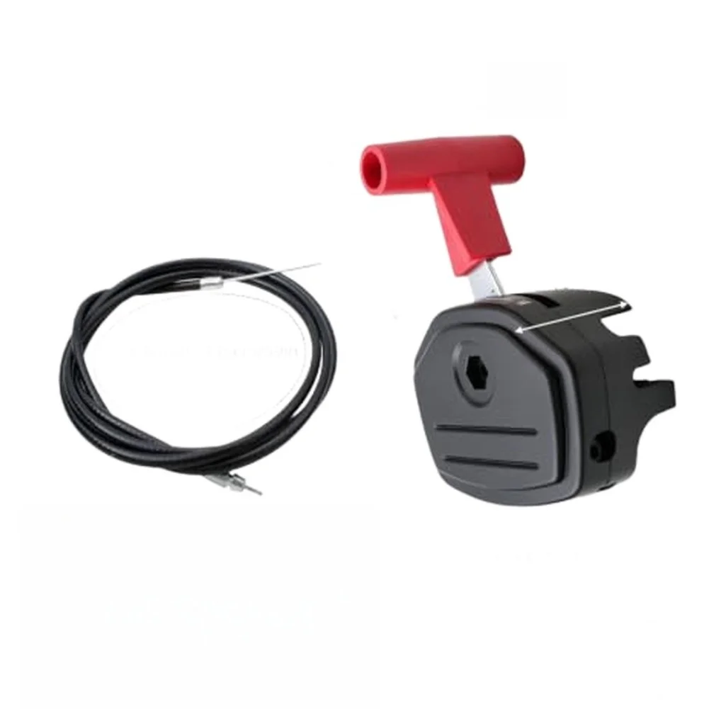 For Throttle Cable 142cm Adjustable Length with Choke Lever for Petrol Lawnmowers and Motorized For Garden Tools