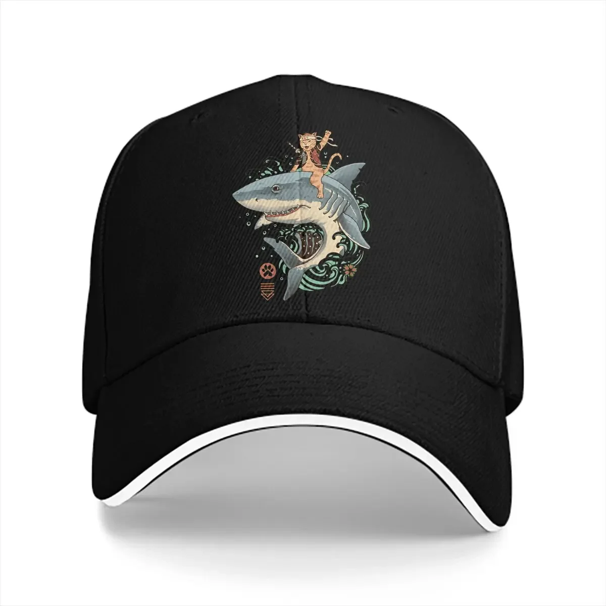 Catana Shark Baseball Cap Men Hats Women Visor Protection Snapback Shark Wild Animal Adjustable Caps