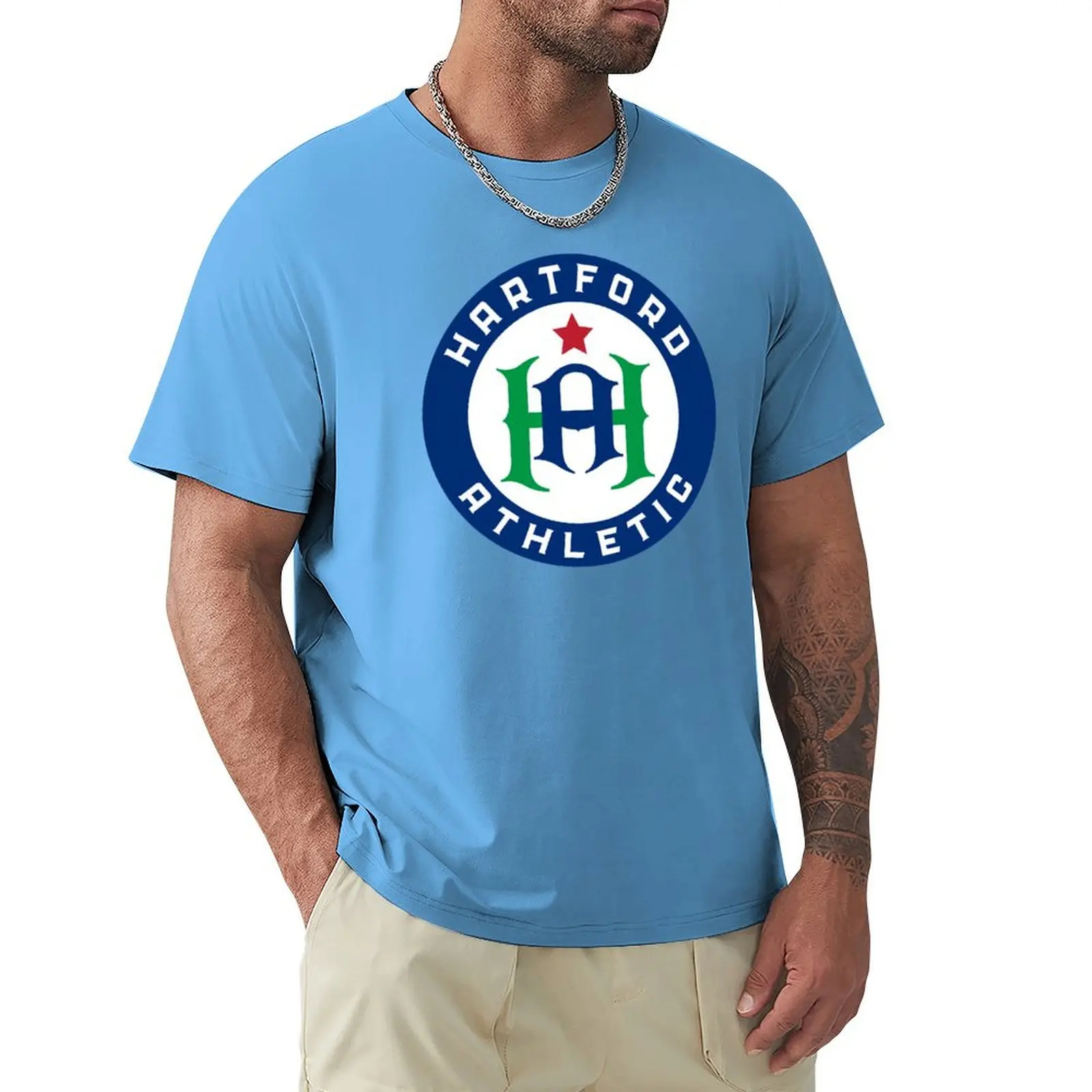 

H Athletic Style T-shirt kawaii clothes summer top t shirts for men cotton