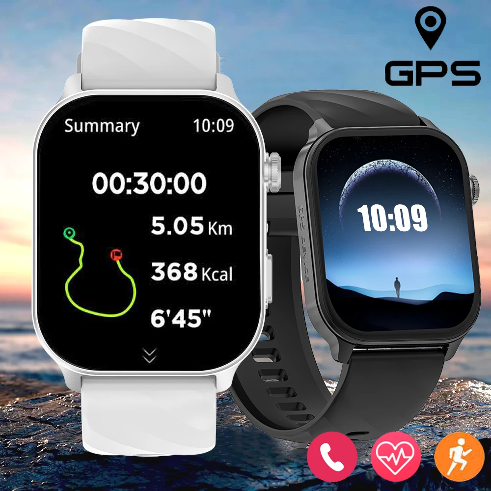 

1ATM For Xiaomi 2026 New Women Men SmartWatch Smartwatch BT Call GPS Tracking Heart Rate Blood Oxygen Blood Pressure Monitor NFC