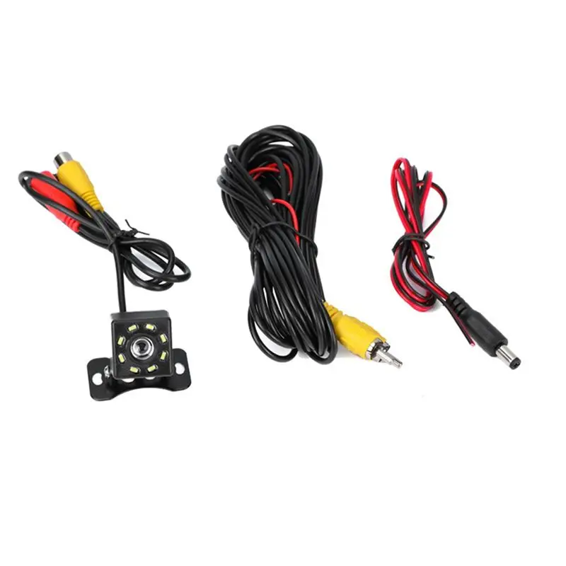 

AASS-Wide Angle HD Car Rearview Camera Rear View Video Vehicle Camera Backup Reverse Camera 8 LED Night Vision Parking Camera