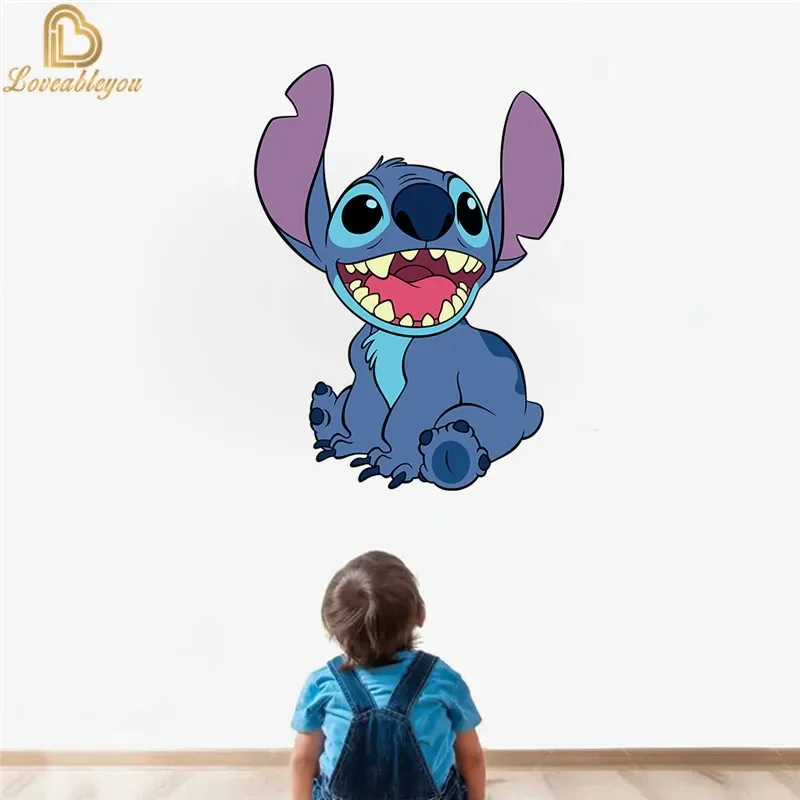 Anime Wallpaper Dis Stitch Wall Stickers Art Poster and Pictures Print Home Decoration Paintings for Living Room