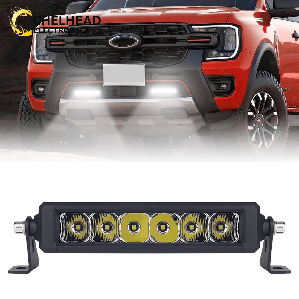 

8-дюймовая светодиодная панель 30 Вт Combo Beam 24 В 12 В Offroad Светодиодные фонари для вождения Рабочее освещение для мотоциклов Грузовиков Автомобили ATV UTV Лодка