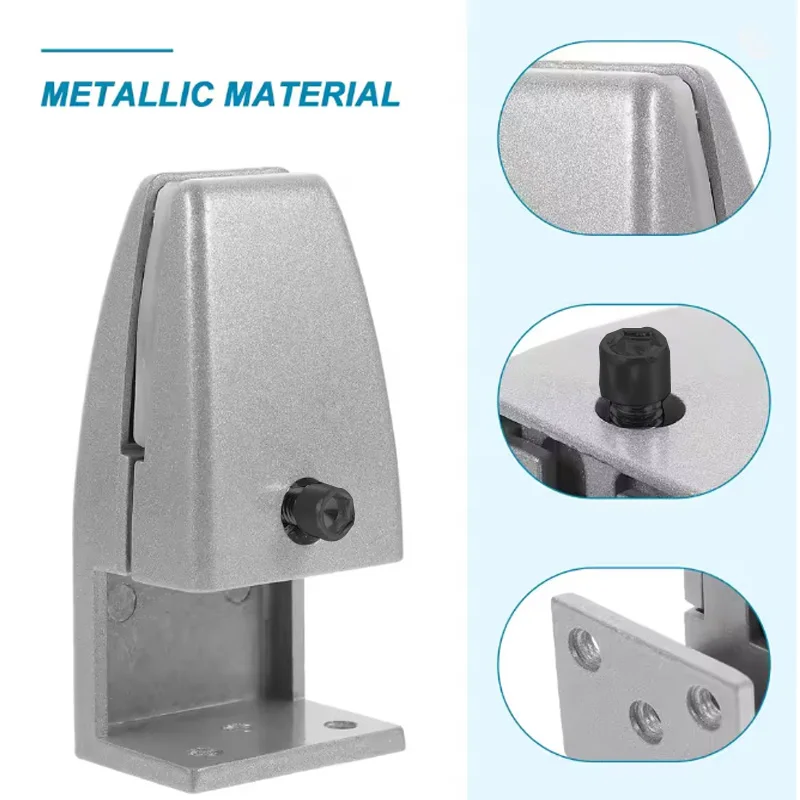 

Зажим для экрана из сплава WeSeW, регулируемый настольный подвижный зажим без перфорации, стеклянная фиксированная деревянная доска