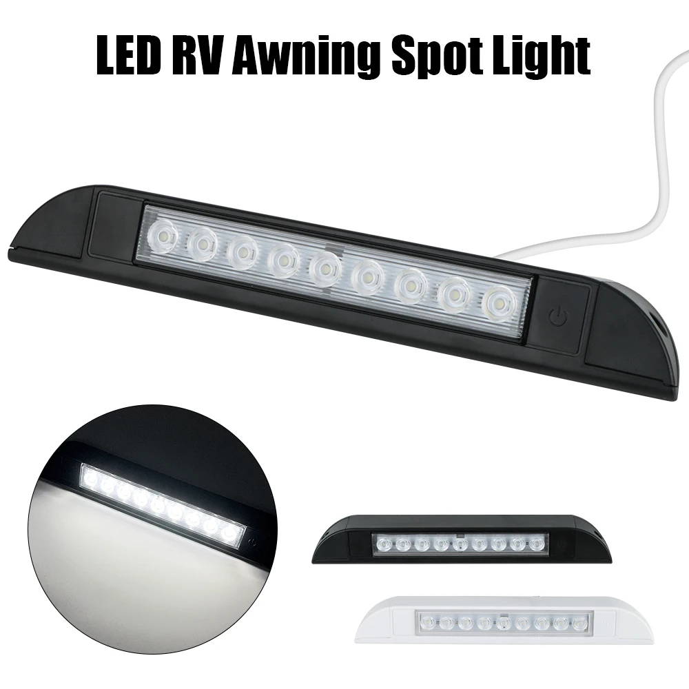 

12V RV Yacht Indoor Ceiling Light LED Awning Spot Light 6000K Outdoor Camping Light for RV Caravan Interior Wall Lamps Light Bar