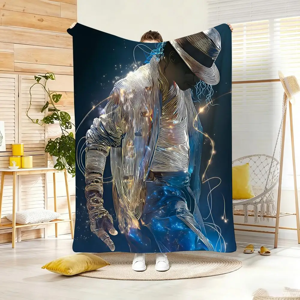 KPop M-Michael Jackson leichte 240g Flanelldecke, weich, hautfreundlich für die Sommerkühlung – Detail 10