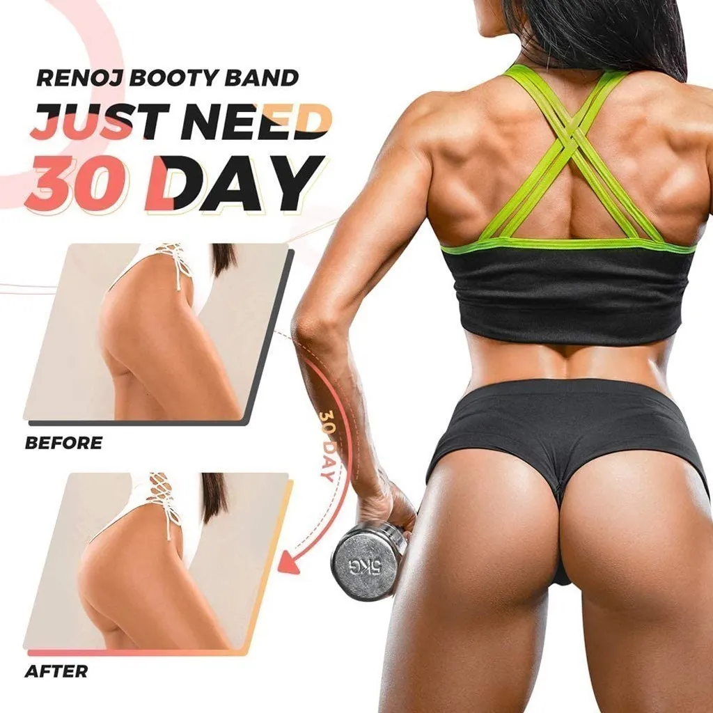 WorthWhile 1 PC Elastic Rubber Bands Set for Women Men for Fitness Gym Home Resistance Booties Band Hip Circle Expander Workout