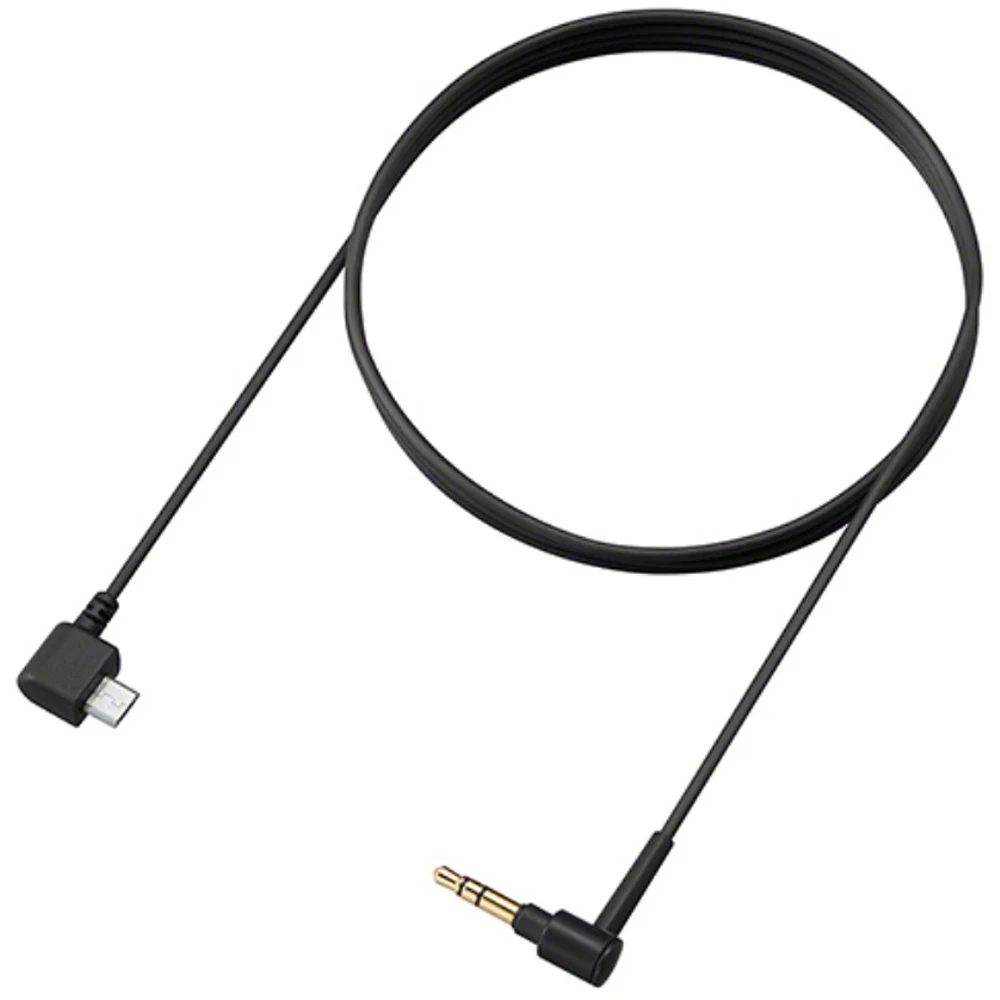 สายไมโคร USB จาก AUX 3.5มม. สำหรับเปลี่ยนสาย PVC สายไฟต่อหูฟัง WI-H700สำหรับ Sony MDR-EX750BT WI-1000X